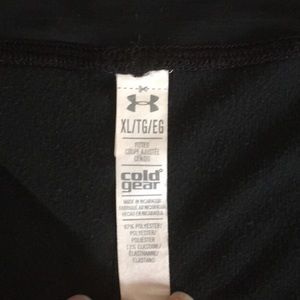 Black Under Armor Cold Gear Full Length Leggings